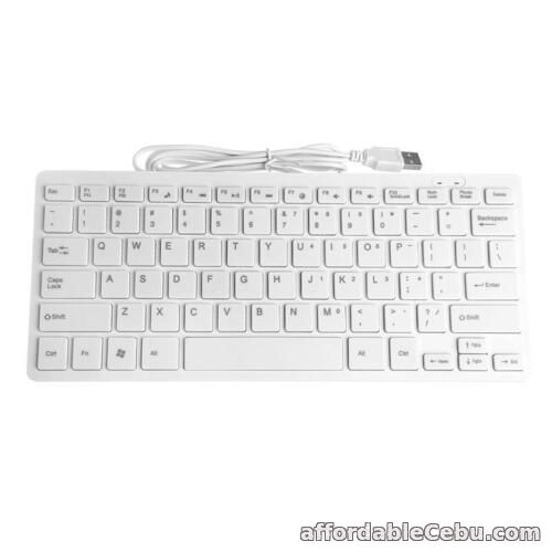 1st picture of Mini Slim Multimedia USB Wired External Keyboard For Notebook Laptop PC Computer For Sale in Cebu, Philippines