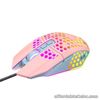 Lightweight Gaming Mouse USB Wired Honeycomb Hollow RGB 8000DPI Optical Sensor