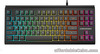 Lumsburry Rainbow LED Backlit 88 Keys Gaming KeyboardUK Layout, Compact Keyboard