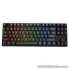 87 for  Mechanical Gaming Keyboard Green Shaft USB Wired With LED RGB Backlig