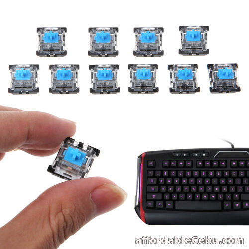 1st picture of 3 Pin Mechanical Keyboard Switch Blue 10Pcs for Cherry MX Keyboard Tester Kit For Sale in Cebu, Philippines