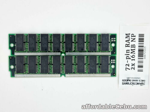 1st picture of 32MB Kit EDO 72-pin 60ns Non-Parity For Sale in Cebu, Philippines