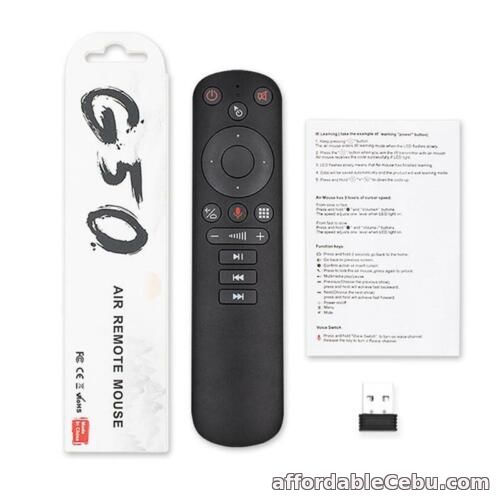1st picture of G50S Wireless Fly Air Mouse Gyroscope 2.4G Smart Voice Remote Control for TV Box For Sale in Cebu, Philippines