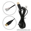 Gold Plated Durable Nylon Braided Line USB Mouse Cable Replacement Wire for
