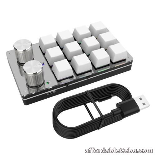 1st picture of 12 for  + 2 Knob Programmable Hotswap One-handed Mechanical Keypad for PS Dra For Sale in Cebu, Philippines