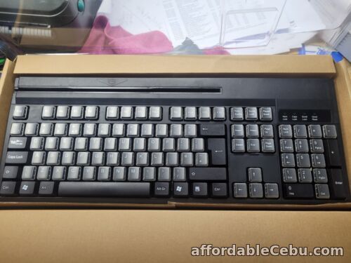 1st picture of Wasp 633808471286 WKB-1155 POS Keyboard With Magstripe Reader USB For Sale in Cebu, Philippines