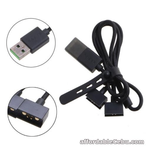 1st picture of 60cm USB Charging Cable Nylon Braid Line Suitable for Razer Anzu  Glasses For Sale in Cebu, Philippines