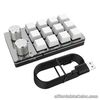 12 for  + 2 Knob Programmable Hotswap One-handed Mechanical Keypad for PS Dra