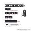 XDA Keycaps 128 Keys for 61/64/68/78/84/87/96/980/104/108 Mechanical Keyboard