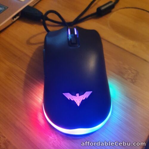 1st picture of RGB Gaming Mouse Wired PC Gaming Mice with 7 Color Backlight, 6 Buttons - Black For Sale in Cebu, Philippines
