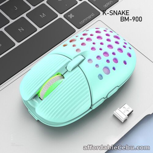 1st picture of RGB Gaming Office Wireless Mouse Mute Mouse Computer Accessories Beetle Design For Sale in Cebu, Philippines