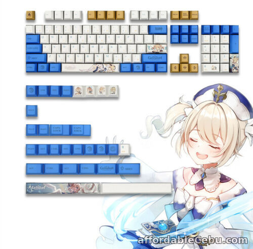 1st picture of Genshin Impact Barbara Theme Keycap For Cherry MX Mechanical keyboard keycaps For Sale in Cebu, Philippines