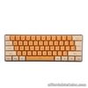 (Beige Orange) Mechanical Keyboard FN Hotkey For Wired Suspended High And