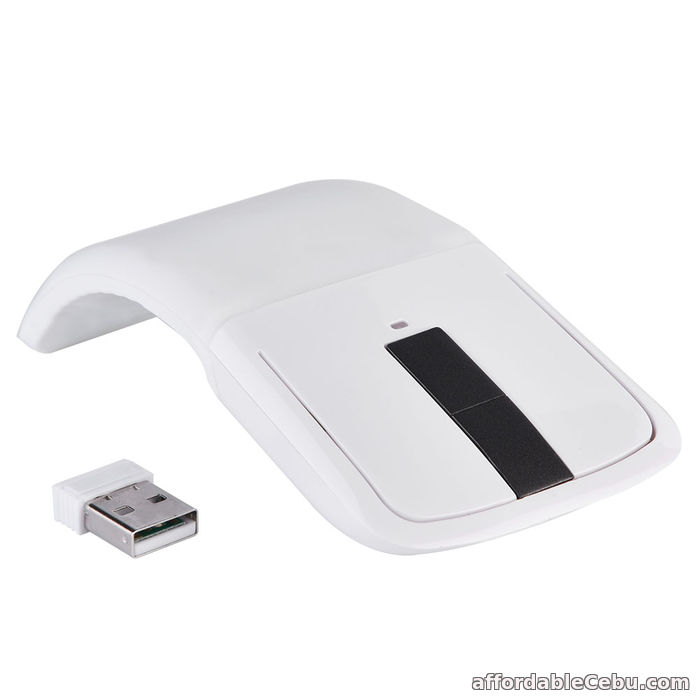1st picture of 2.4GHz Foldable Wireless Arc Touch Mouse Mice USB Receiver For Pc NoteBook TDM For Sale in Cebu, Philippines