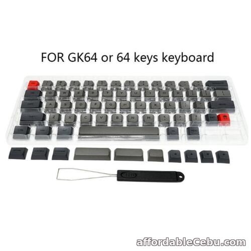 1st picture of 64 Keys Keyset Double Color PBT Thick Keycap for GK64 Mechanical Gaming Keyboard For Sale in Cebu, Philippines