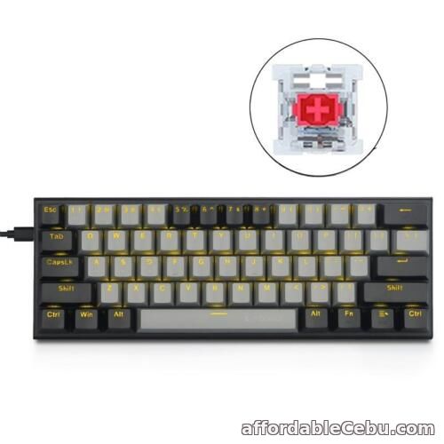1st picture of Z-11 60% Mechanical Keyboard 61 Keys 18Modes Backlit Type C Wired Optical Switch For Sale in Cebu, Philippines