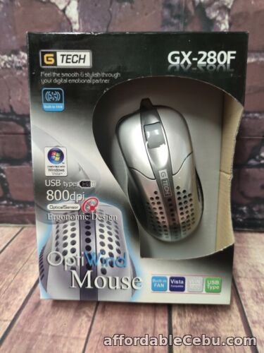 1st picture of Vintage GTech OptiWind Corded USB gaming mouse * BRAND NEW SEALED* For Sale in Cebu, Philippines