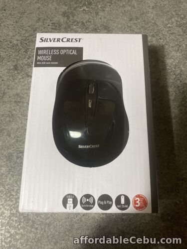 1st picture of SilverCrest  Wireless Optical Mouse with usb nano receiver black For Sale in Cebu, Philippines