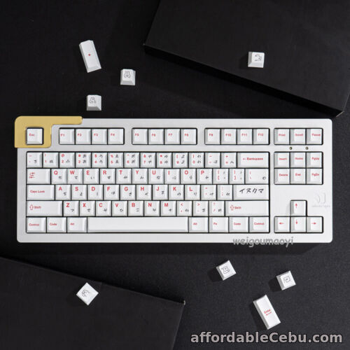 1st picture of PBT White Bear Theme Keycap Cherry Profile 139pcs/set For MX Keyboard For Sale in Cebu, Philippines