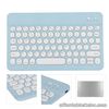 (blue)Computer Keyboards Wireless Tablet Keyboard Easy Operation For Tablet For