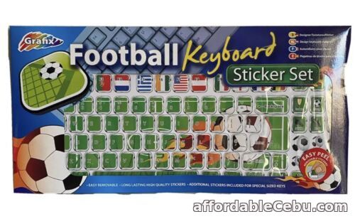 1st picture of Football Keyboard Sticker Set Soccer Laptop Computer United PC Mouse Work Home For Sale in Cebu, Philippines