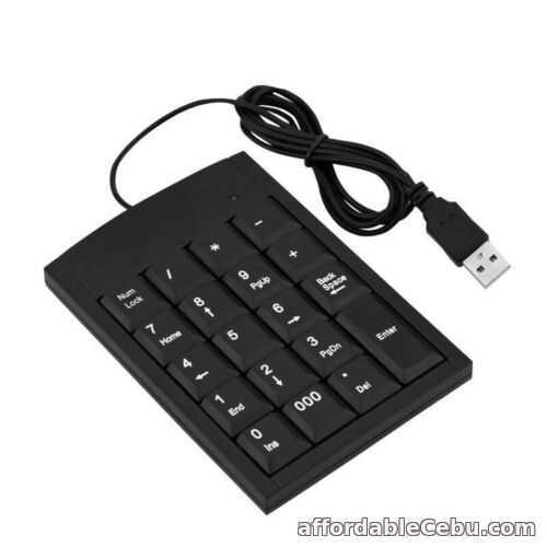 1st picture of Laptop Mini Adapter USB Wired Keypad Keyboard Number Keyboard Numeric Keypad For Sale in Cebu, Philippines