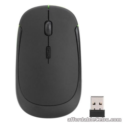 1st picture of Ultra Thin 2.4G Wireless Mouse Optical 4 Button 1600DPI Mice w/USB Receiver *Z For Sale in Cebu, Philippines