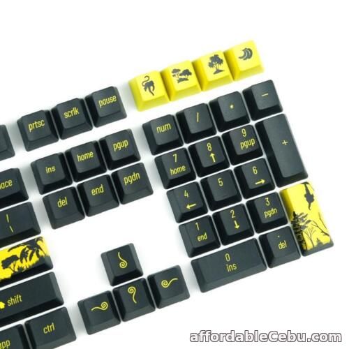 1st picture of 108 pcs Custom PBT Keycap OEM Profile Dye Sublimation Mono Long Tail for For Sale in Cebu, Philippines
