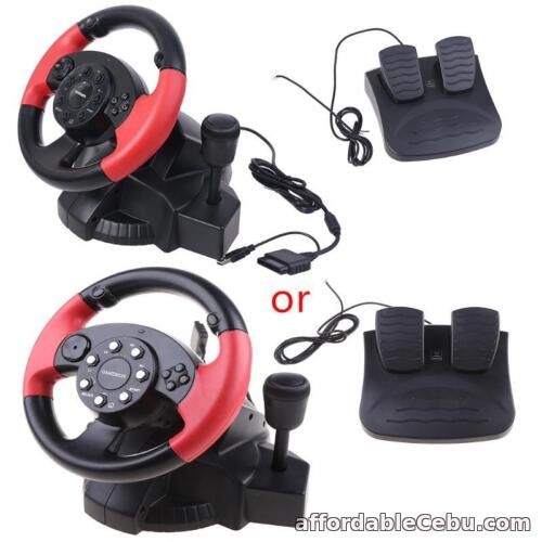 1st picture of Dual Motor Vibration For PS3/PS 2/PC 200 Degree Rotation Angle Wheel Gaming For Sale in Cebu, Philippines