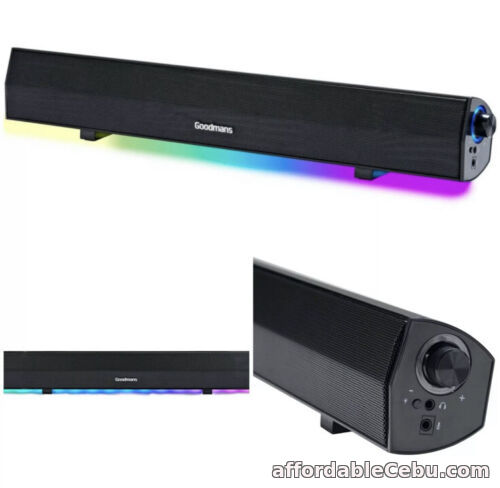 1st picture of Goodmans LED Gaming Soundbar Speaker With Colour Changing Lighting New! For Sale in Cebu, Philippines