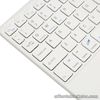 (White) Wireless Keyboard Ultra Slim Keyboard Lightweight Portable