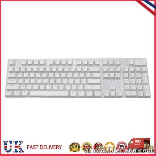 1st picture of 104pcs Universal Mechanical Keyboard Keycaps PC Bakclit Key Cap Set (White) *Z For Sale in Cebu, Philippines