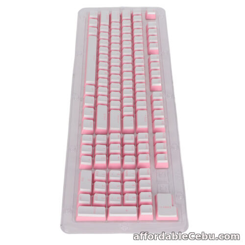 1st picture of (Pink) Custom Keycaps 110 Keys FOS Stepped Keyboard Keycaps OEM For Sale in Cebu, Philippines