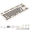 (White) Custom Gaming Keyboard 3000mAh Battery 80% Layout ABS