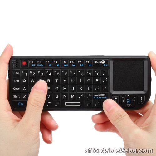 1st picture of Mini Wireless Keyboard USB Portable Black Multi Function Ultra Thin Back New For Sale in Cebu, Philippines