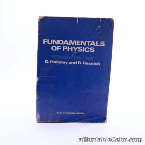 1st picture of Fundementals of Physics Revised Printing For Sale in Cebu, Philippines