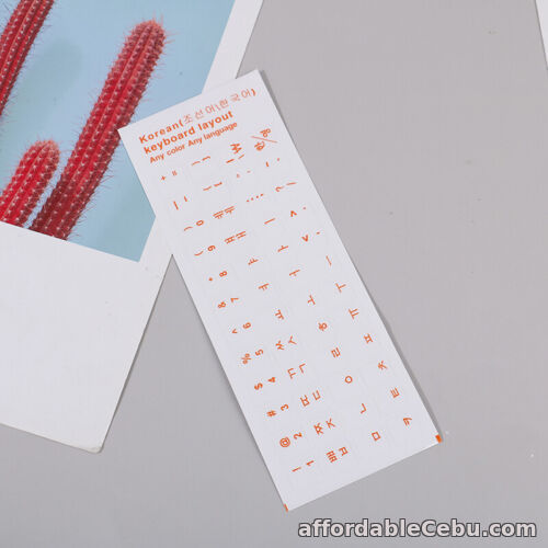 1st picture of Wear-resistant Korean Letter Transparent Self-adhesive Keyboard Stickers KY For Sale in Cebu, Philippines
