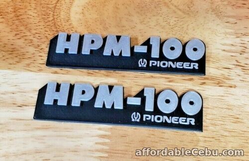 1st picture of Pioneer HPM-100 Speaker Badge Emblem Logo Name Plate pair reproduction For Sale in Cebu, Philippines