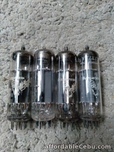 1st picture of M25 Lot of 4 AMPEREX 6GV8 ECL85 VACUUM TUBES For Sale in Cebu, Philippines