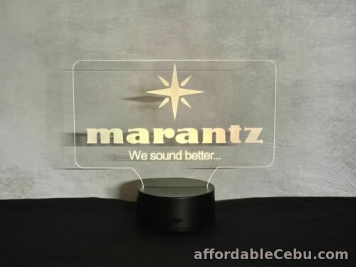 1st picture of Marantz WSB LED Edge Lit Lighted Sign W/ 16 Color Base And Remote 8.5" X 6.1" For Sale in Cebu, Philippines