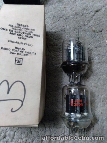 1st picture of M81 Lot of 2 RCA JAN 3E29 VACUUM TUBES For Sale in Cebu, Philippines