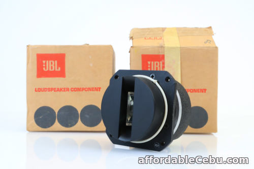 1st picture of Extremely rare New Old Stock JBL 077 8-Ohm Blue ring Prizm Tweeter Pair For Sale in Cebu, Philippines