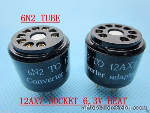 1st picture of 1piece*Gold 6N2 6N2P(top adapter) TO 12AX7 ECC83(amp socket) tube Adapter 6.3V For Sale in Cebu, Philippines