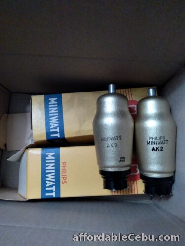 1st picture of M27 Lot of 2 PHILIPS MINIWATT AK2 VACUUM TUBES For Sale in Cebu, Philippines
