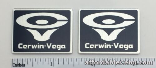 1st picture of Cerwin Vega 212 Speaker Badge Logo Emblem Custom Made Aluminum 417R For Sale in Cebu, Philippines