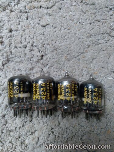 1st picture of M1 Lot of 4 WESTERN ELECTRIC 423A VACUUM TUBES For Sale in Cebu, Philippines