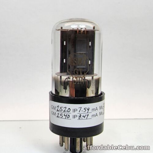 1st picture of RCA 6SN7GT Balanced Twin Triode Audio Tube D1H Date Code Full Test uTracer3+ 01 For Sale in Cebu, Philippines