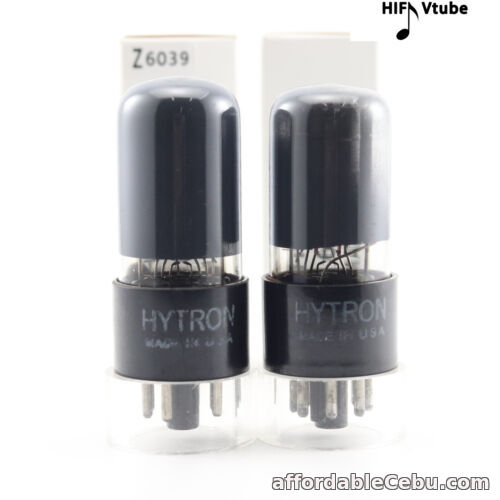 1st picture of US HYTRON 6V6 GT 6K6 6F6 6P6P match pair TUBES Square Getter Smoked Glass For Sale in Cebu, Philippines