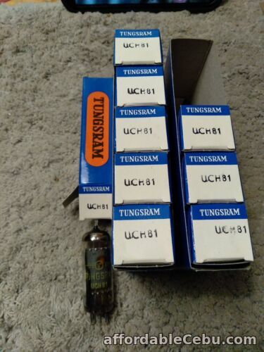 1st picture of M39 Lot of 9 TUNGSRAM UCH 81 VACUUM TUBES For Sale in Cebu, Philippines