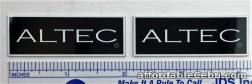 1st picture of Altec Speaker Grill Badge Logo Emblem 846 886 PAIR Custom Made Aluminum For Sale in Cebu, Philippines